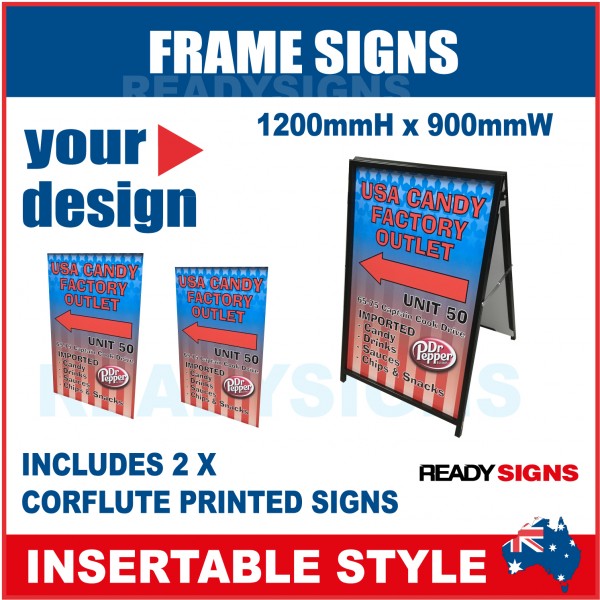 Frame Sign Insertable - 1200mm x 900mm